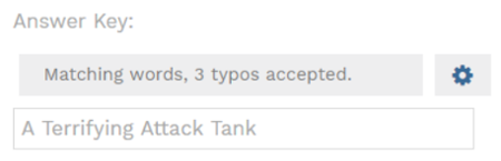 Allow typos in student responses