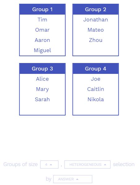 Automatic Student Grouping