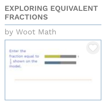 Exploring Equivalent Fractions