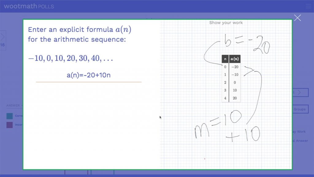 Student work open for review