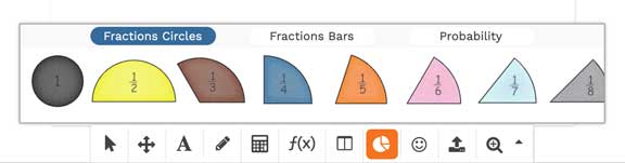 Fraction circles