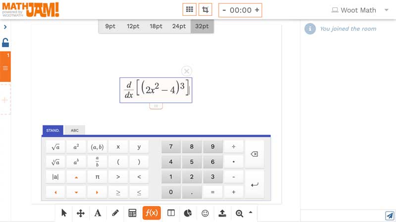 Math expression editor